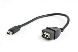 Кабель USB 2.0 OTG Cablexpert A-OTG-AFBM-002, USBAF/Mini-BM 0,15м./09517/