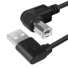 Greenconnect Кабель 1.5m USB 2.0, AM угловой/BM угловой, черный, 28/28 AWG, экран, армированный, морозостойкий, GCR-51172 Greenconnect USB 2.0 AM - USB 2.0 BM 1.5м