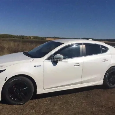 Мазда 3 (BM) 2014-2020, Mazda 3 (BM) 2014-2020 Боковые пороги Самурай